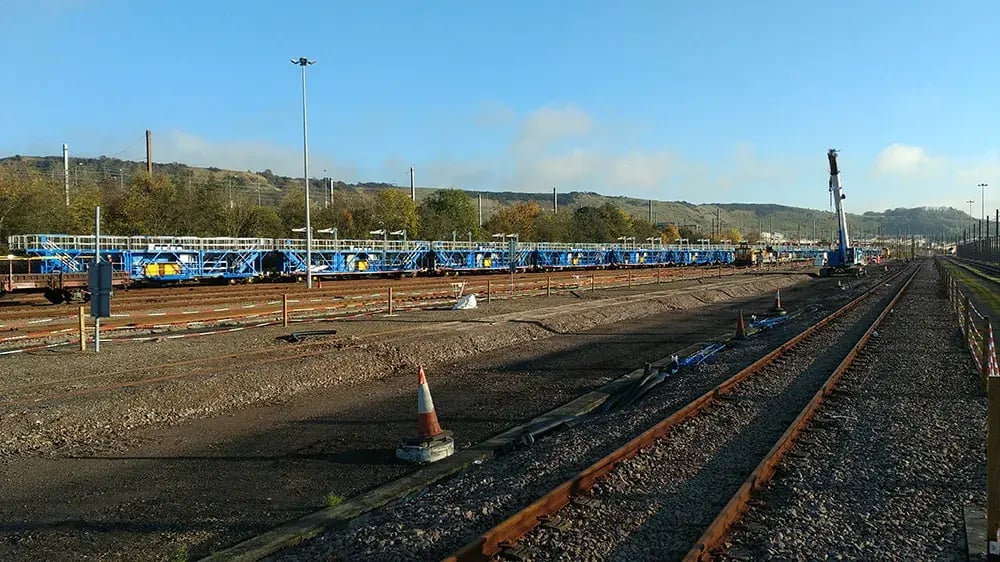 Clayton Balfour Beatty tunnel train