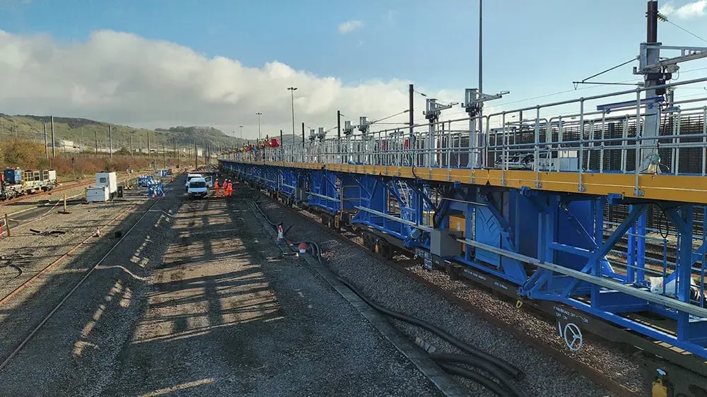 Clayton Balfour Beatty tunnel train