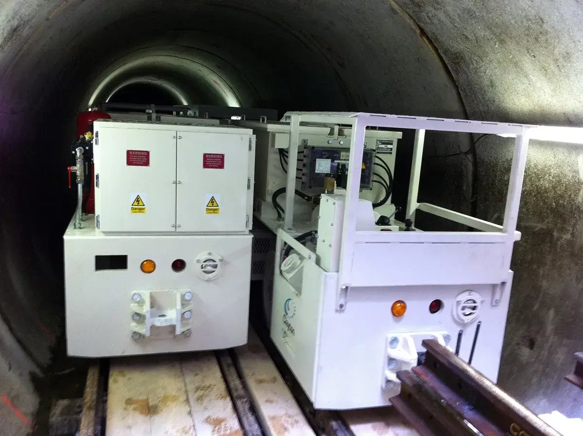 Clayton battery tunnel locomotives