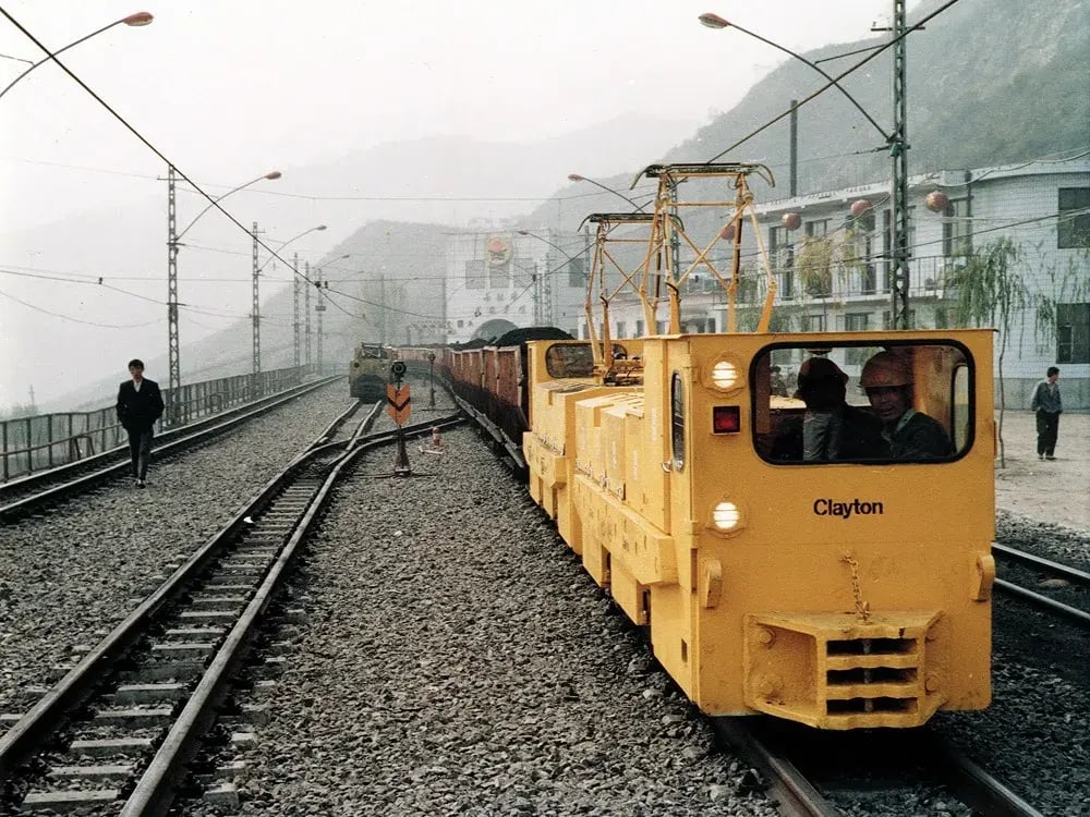Clayton pantograph locomotive