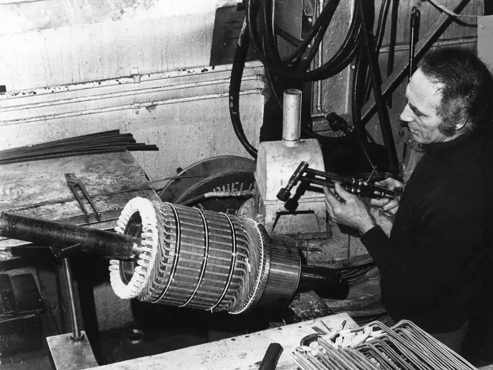 Clayton Equipment old motor build